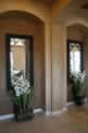 Foyer Walls and Niches Faux Finished